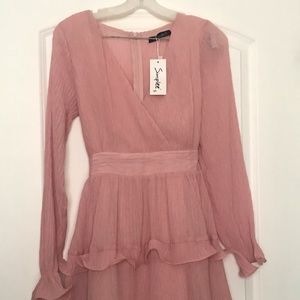 Beautiful pale peach dress